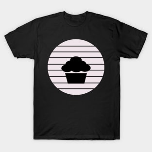 Cupcake Silhouette T-Shirt